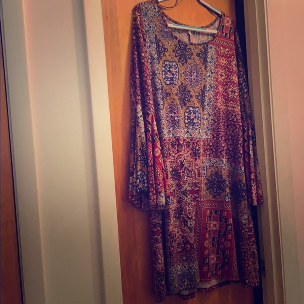 Bell bottom dress